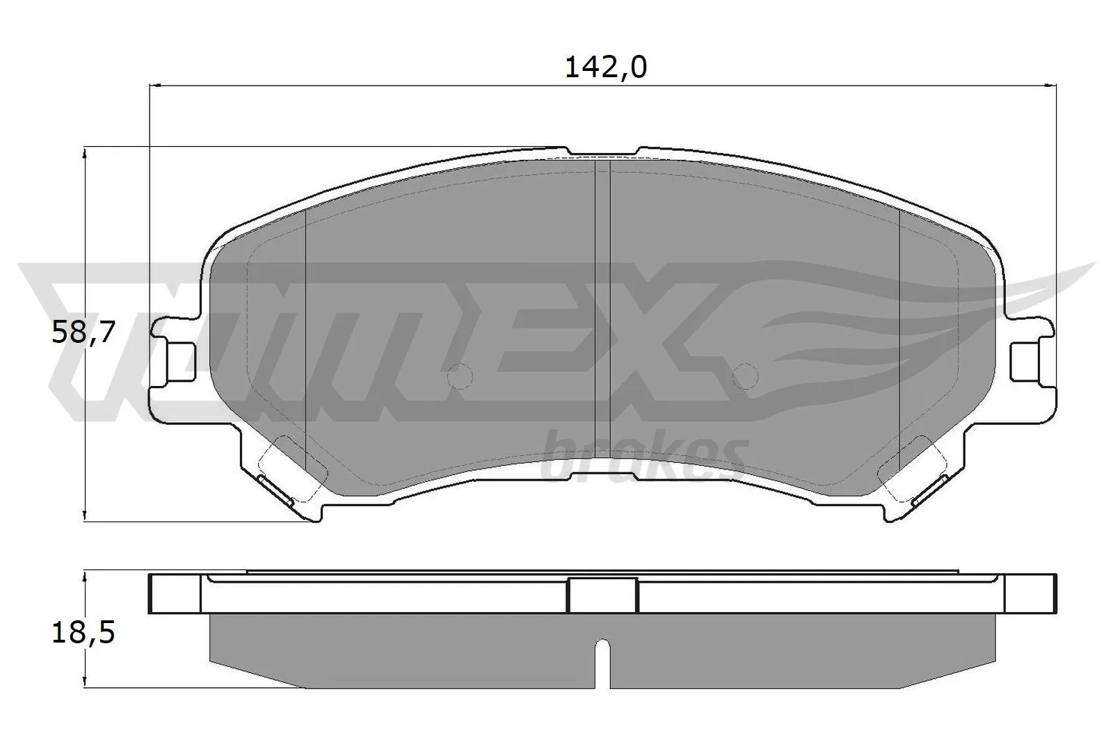 Sapatas do freio dianteiras de disco para Renault Scenic GRAND IV R9