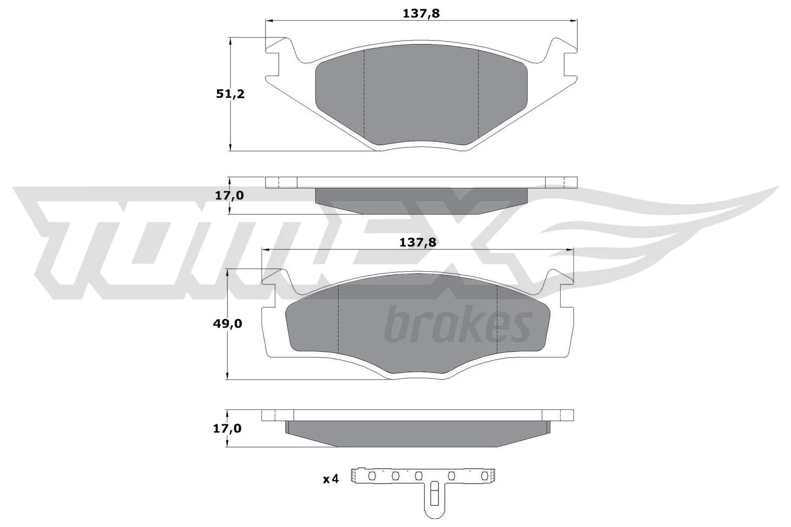 Sapatas do freio dianteiras de disco Peugeot/Citroen 1617248080 preço, a partir de 21,18 USD