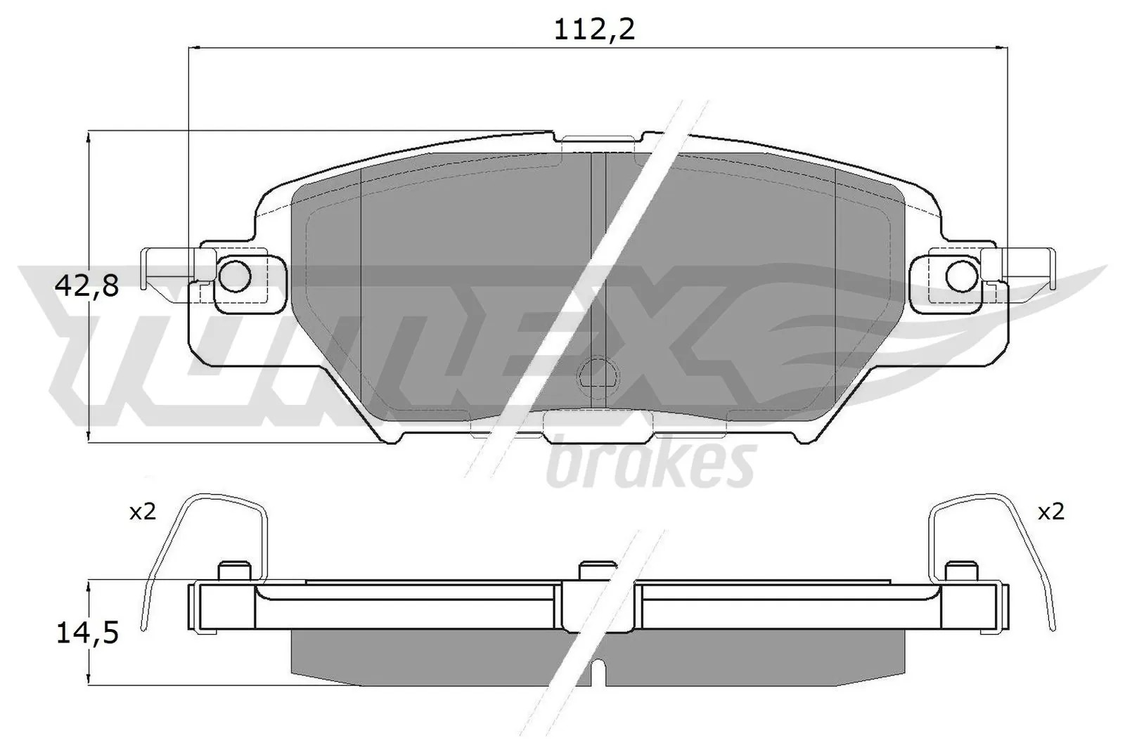 Compre KBY62648Z Mazda Sapatas do freio traseiras de disco
