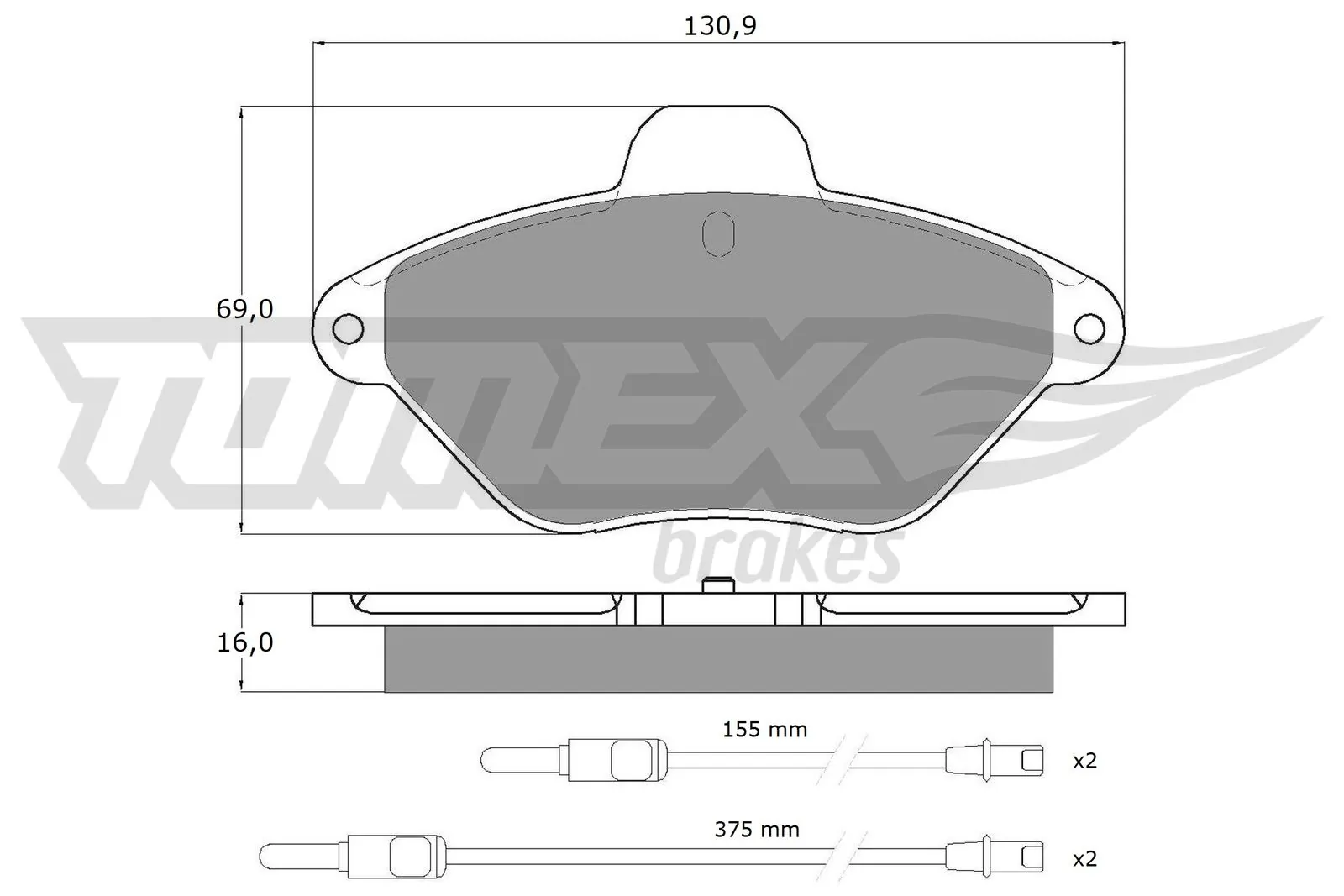 Compre 95667787 Peugeot/Citroen Sapatas do freio dianteiras de disco