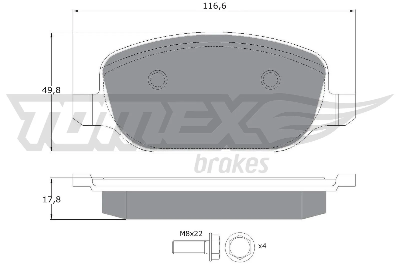  Sapatas do freio traseiras de disco Alfa Romeo 159 sedan (939) (2005 - 2011) 