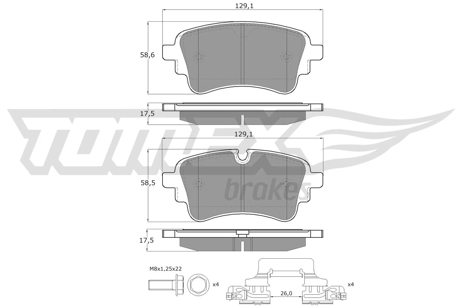 Sapatas do freio traseiras de disco Audi A7 Sportback 4KA