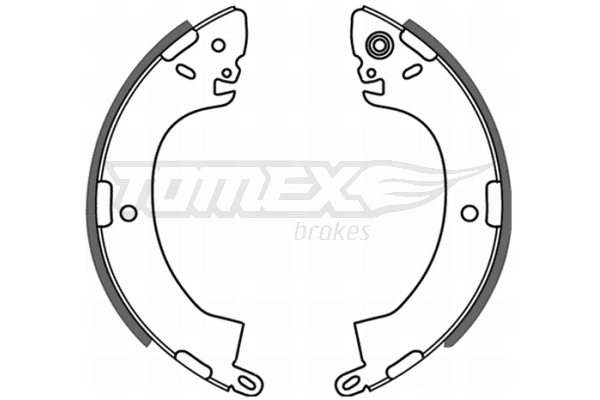 Sapatas do freio traseiras de tambor Mitsubishi Pajero CLASSIC II V2W
