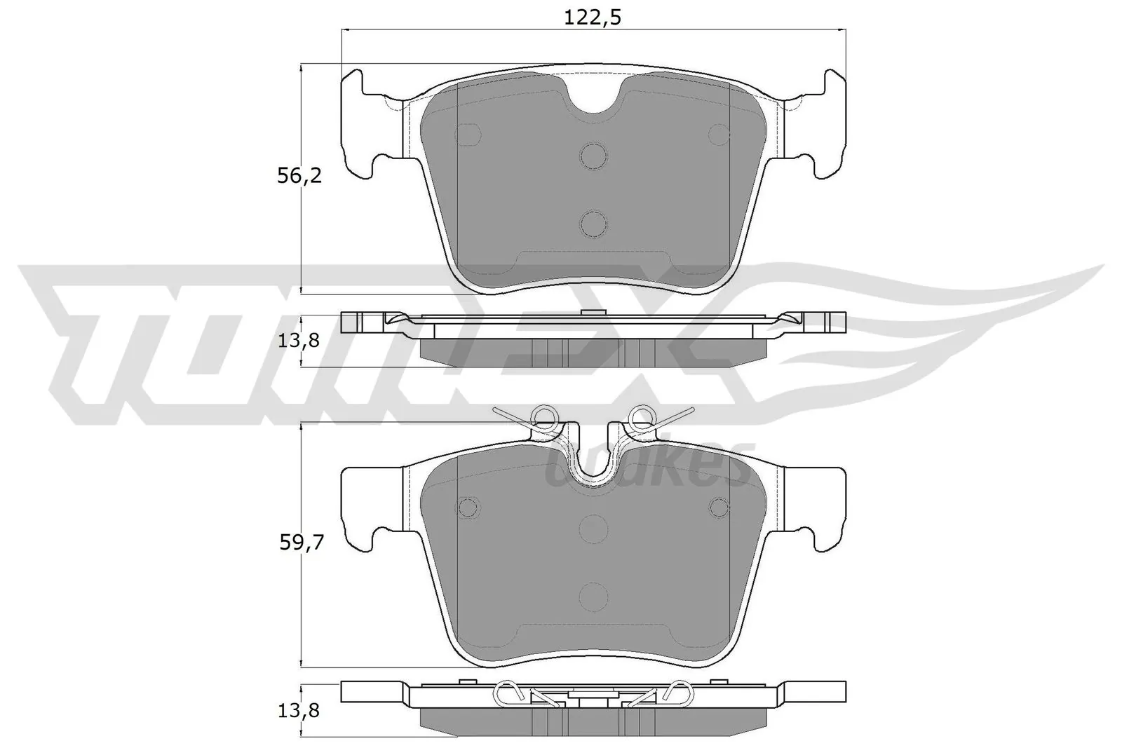 Compre Sapatas do freio traseiras de disco Volvo XC90 2