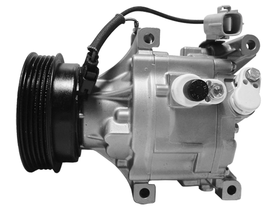 Compressor de aparelho de ar condicionado Toyota Corolla sedan (E11) (1997 - 2001) 