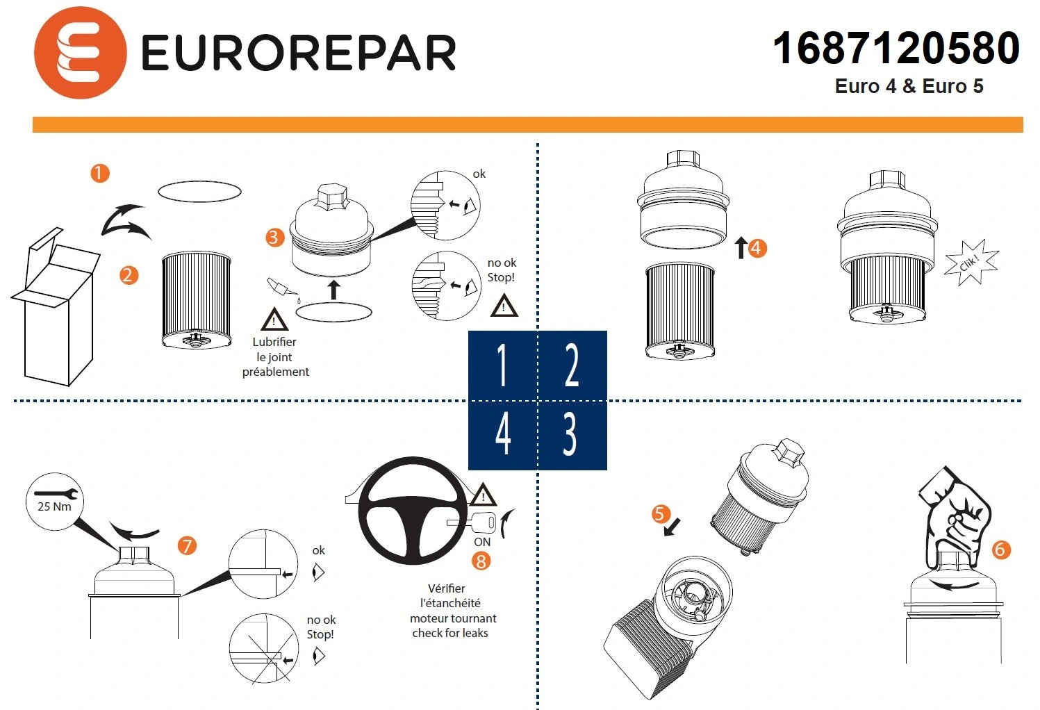 1687120580 Eurorepar Filtro de óleo