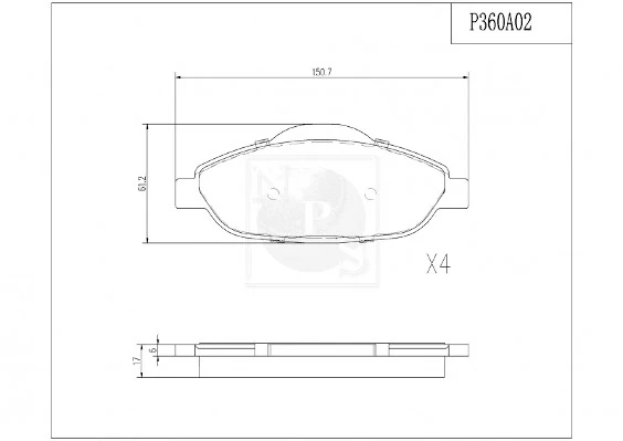 Sapatas do freio dianteiras de disco Peugeot 3008 preço, a partir de 32,70 USD