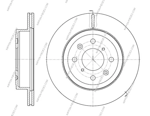 Disco do freio dianteiro para Suzuki Ignis II FH
