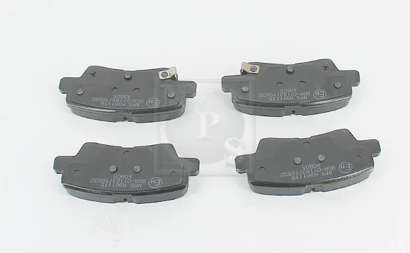 Sapatas do freio traseiras de disco KIA Rio III UB