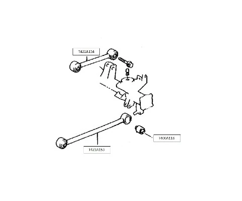 Bloco silencioso do braço oscilante inferior traseiro longitudinal Hyundai/Kia 4870235070 preço, a partir de 6,84 USD