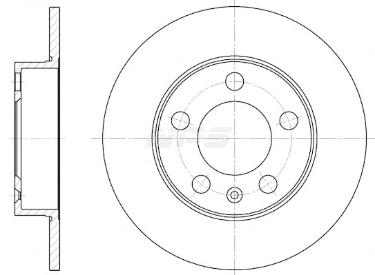 Compre Disco do freio traseiro Volkswagen Bora 