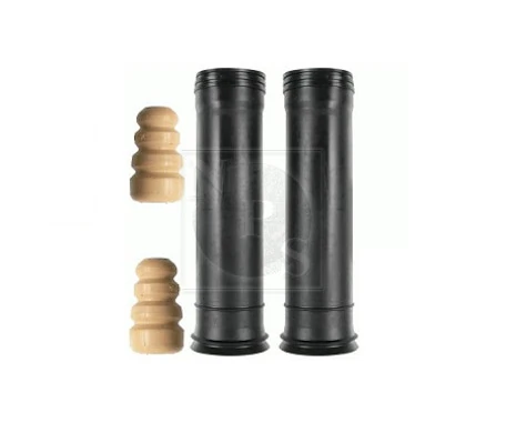 Pára-choque (grade de proteção) de amortecedor traseiro + bota de proteção Hyundai Santa Fe I SM
