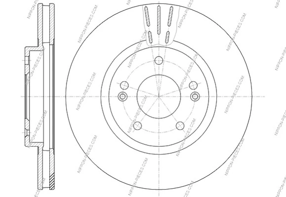  Disco do freio dianteiro Hyundai Santa Fe I SUV (SM) (2000 - 2006) I