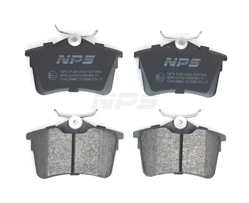 Sapatas do freio traseiras de disco 8671019156 Renault (RVI)