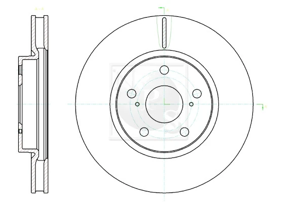 Disco do freio dianteiro para Lexus IS  E2
