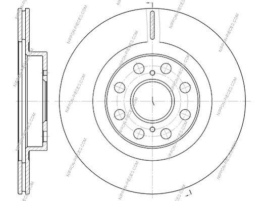 Disco do freio traseiro para Lexus RX 270/350/450H AGL10, GGL15, GYL15