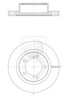 Disco do freio dianteiro para Toyota Land Cruiser  J200