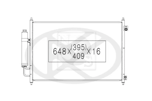 Radiador de aparelho de ar condicionado Four Seasons 43467 preço, a partir de 93,64 USD