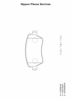Sapatas do freio dianteiras de disco Renault DUSTER preço, a partir de 22,03 USD