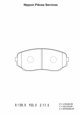 Sapatas do freio dianteiras de disco Ford BT432001AA