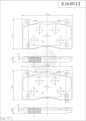 Sapatas do freio dianteiras de disco Honda 45022TV8E02 preço, a partir de 37,21 USD