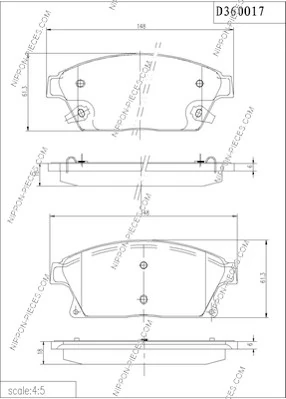Sapatas do freio dianteiras de disco Opel Astra preço, a partir de 35,61 USD