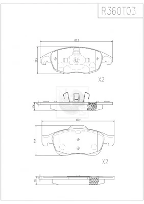 Sapatas do freio dianteiras de disco Renault CAPTUR preço, a partir de 33,05 USD