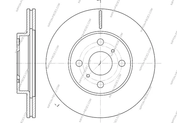  Disco do freio dianteiro Lexus RX 300 SUV (MCU15) (2000 - 2003) 300