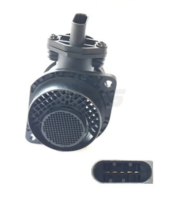 Sensor de fluxo (consumo) de ar, medidor de consumo M.A.F. - (Mass Airflow) Volkswagen Golf 5M1, 521