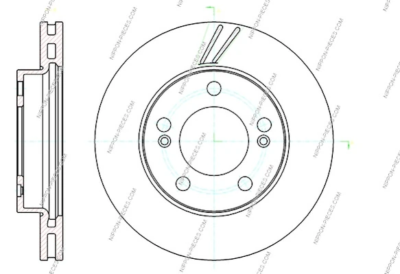 4144109100 Hyundai/Kia Disco do freio dianteiro