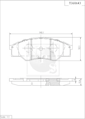 CKT71 CTR Sapatas do freio dianteiras de disco