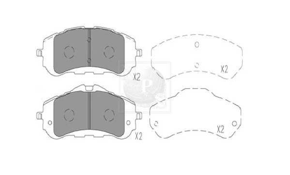 Compre 1647860280 Peugeot/Citroen Sapatas do freio dianteiras de disco