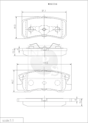 Compre MN102628 Toyota Sapatas do freio traseiras de disco