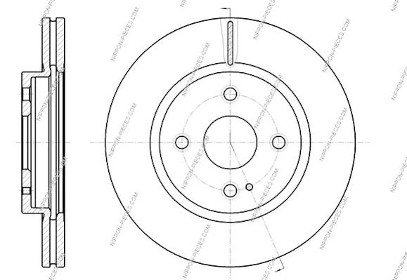  Disco do freio dianteiro Mazda 2 III hatchback (DL, DJ) (2014 - 2023) III