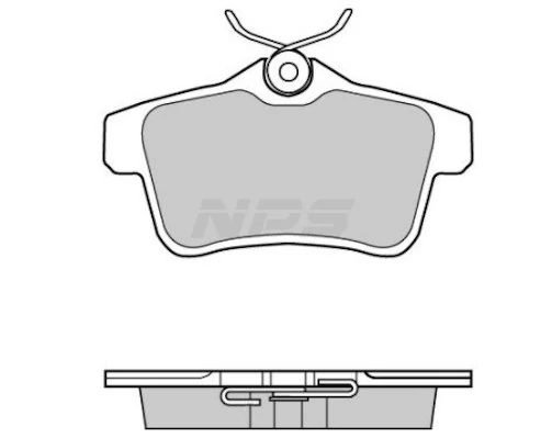  Sapatas do freio traseiras de disco Citroen C4 II hatchback (B7) (2010 - 2026) II