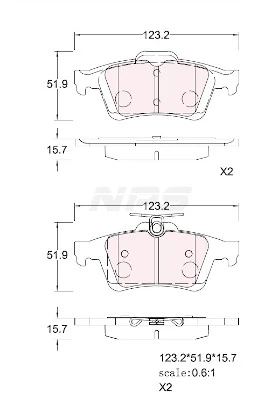 Sapatas do freio traseiras de disco Brembo DP68032 preço, a partir de 32,77 USD