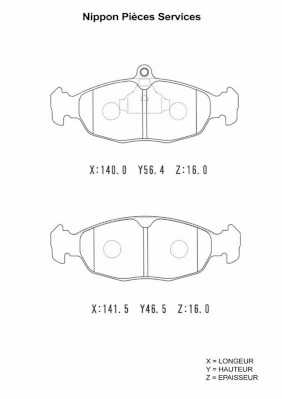 Sapatas do freio dianteiras de disco Brembo DP59004