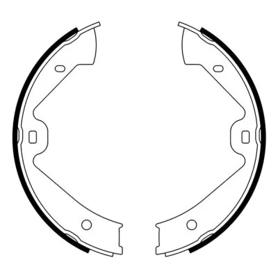  Sapatas do freio de estacionamento Volkswagen Touareg II SUV (7P5, 7P6) (2010 - 2017) II