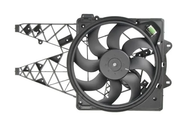 Difusor do radiador de esfriamento, montado com motor e roda de aletas 1341078 Fiat/Alfa/Lancia