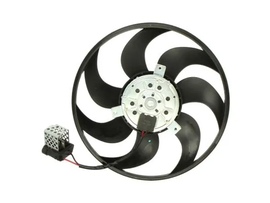 Ventilador elétrico de esfriamento montado (motor + roda de aletas) 1341377 General Motors
