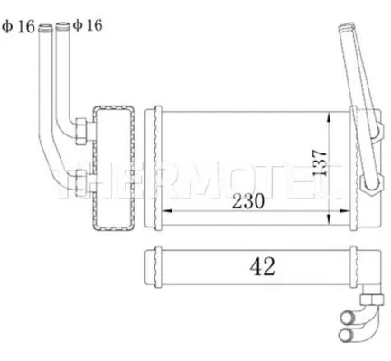 Radiador de forno (de aquecedor) Ford 6740819 preço, a partir de 64,25 USD
