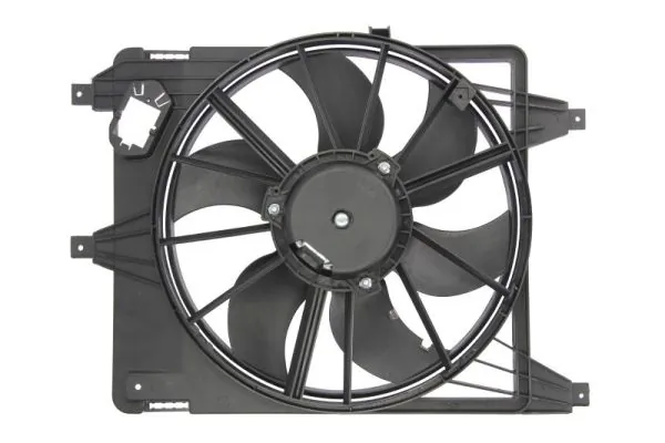 Ventilador elétrico de esfriamento montado (motor + roda de aletas) Dacia Sandero I BS0, 1