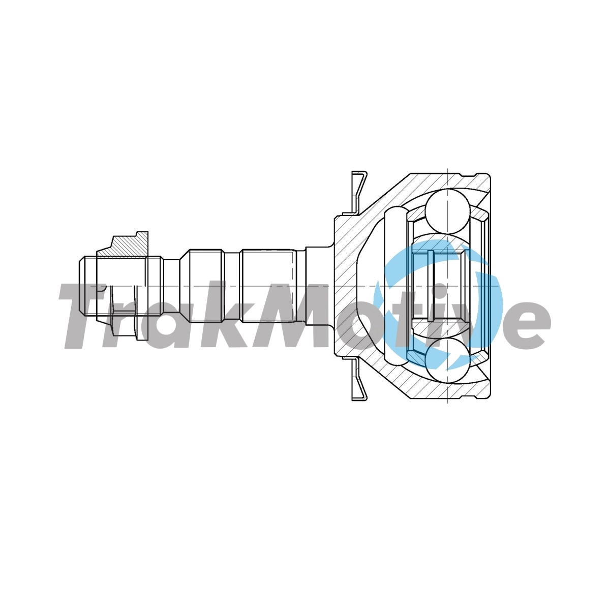 Junta homocinética externa dianteira para Opel Astra 