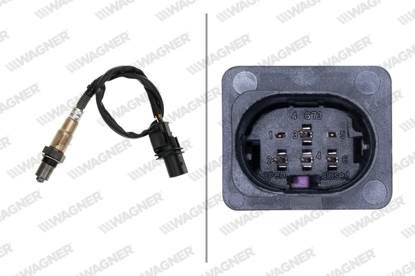  Sonda lambda, sensor de oxigênio Fiat Doblo I сaixa (223) (2001 - 2010) I