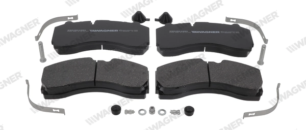  Sapatas do freio dianteiras de disco Mercedes Benz Truck TRUCK ACTROS MP4 / MP5 caminhão trator (2011 - 2026) MP4 / MP5