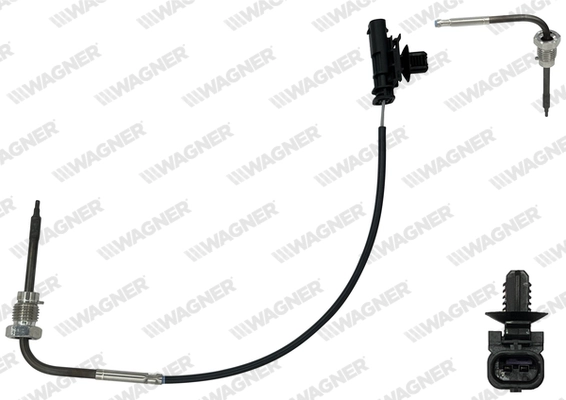 Sensor de temperatura dos gases de escape (GE), antes de filtro de partículas diesel 55271493 Fiat/Alfa/Lancia