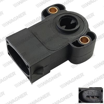  Sensor de posição da válvula de borboleta (potenciômetro) Ford Fiesta COURIER сaixa (J5S, J3S) (1996 - 2002) COURIER