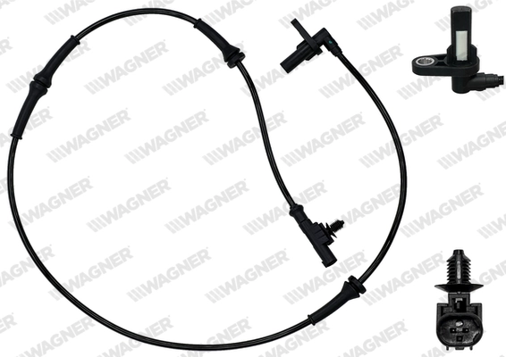 Sensor dianteiro de ABS 10340800 Montcada