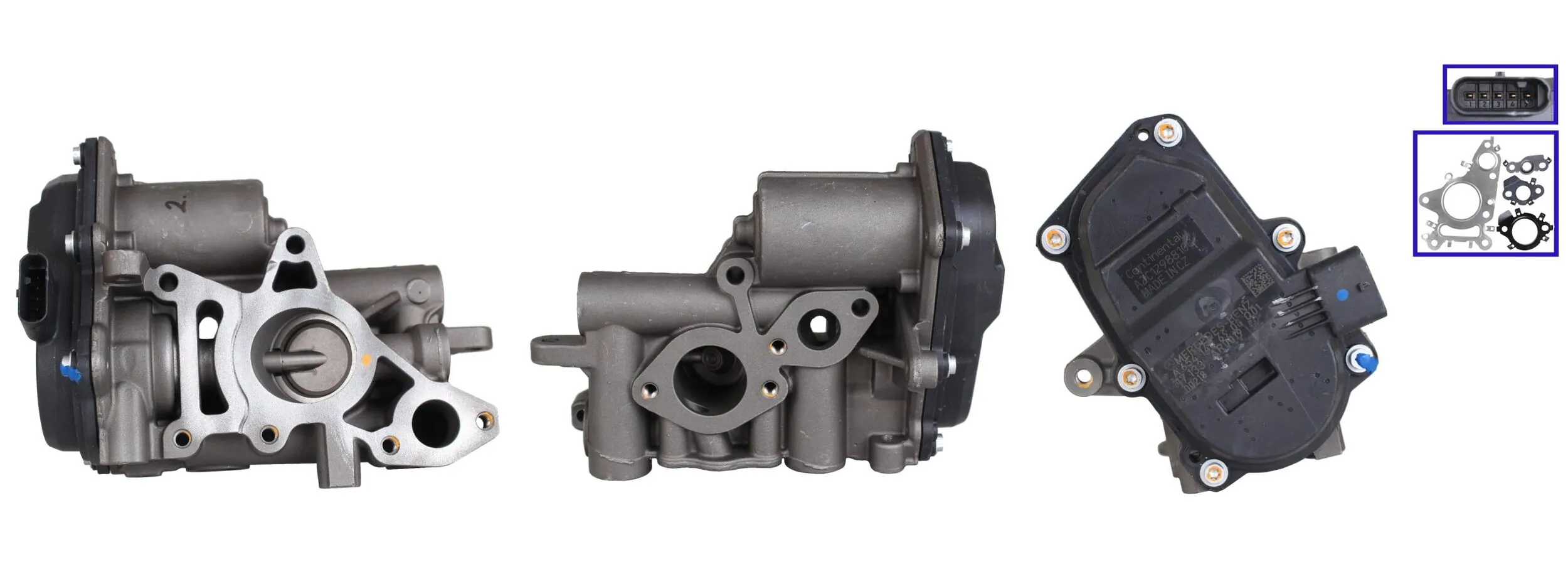 2803600019380 Continental/Siemens Válvula EGR de recirculação dos gases
