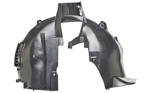 9817398680 Peugeot/Citroen Guarda-barras direito do pára-lama dianteiro